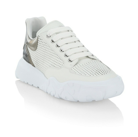 Alexander McQueen Court Trainer Linetecular Low-Top Sneakers - Picture 2 of 10